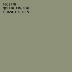 #8C9178 - Granite Green Color Image